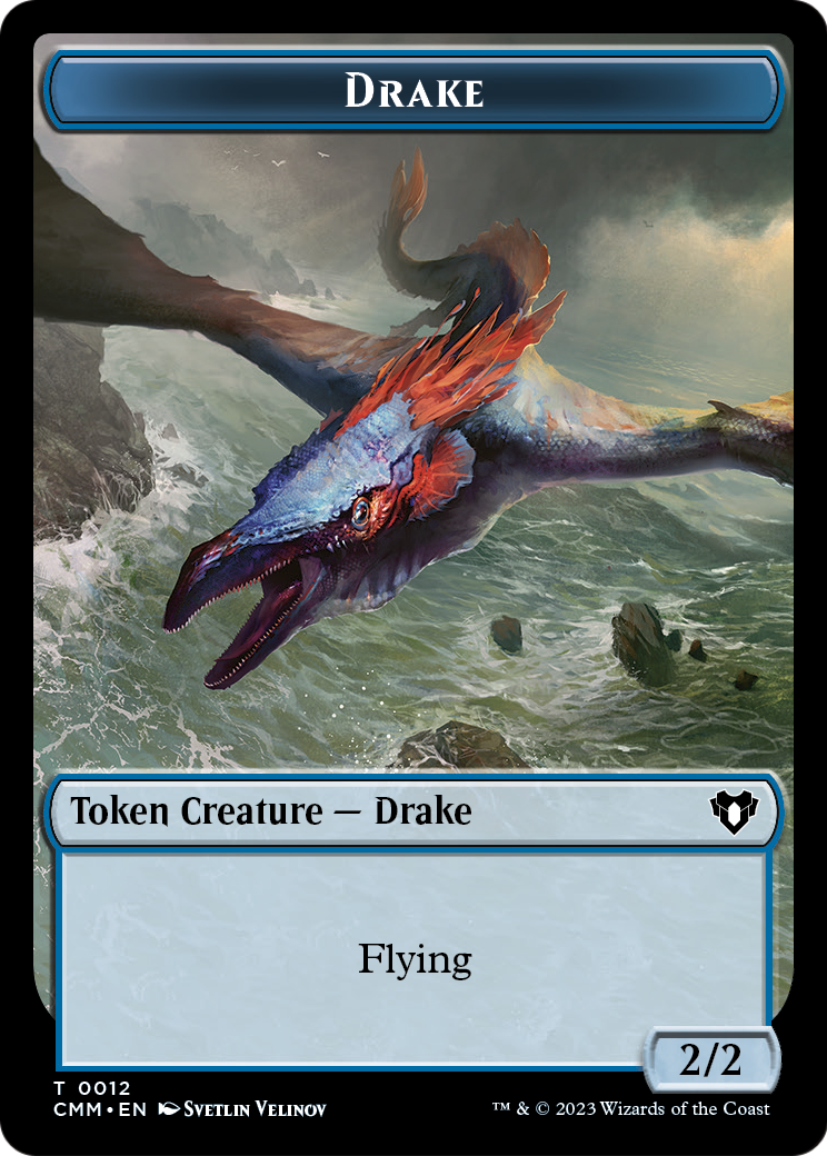Drake  [Commander Masters Tokens] Foil