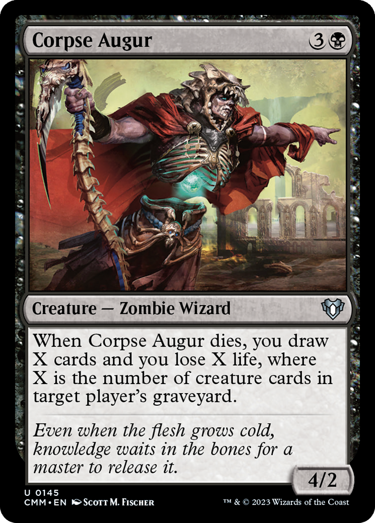 Corpse Augur [Commander Masters] Foil