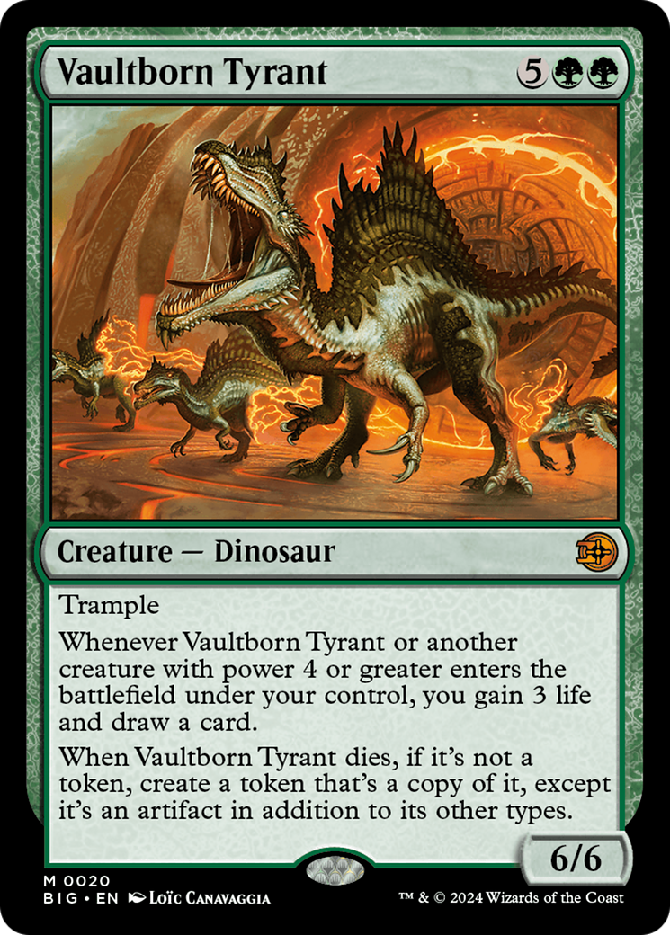 Vaultborn Tyrant [Outlaws of Thunder Junction: The Big Score] Foil