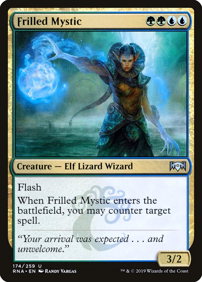 Frilled Mystic [Ravnica Allegiance] Foil