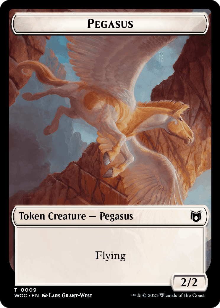 Pegasus  [Wilds of Eldraine Commander Tokens] Foil