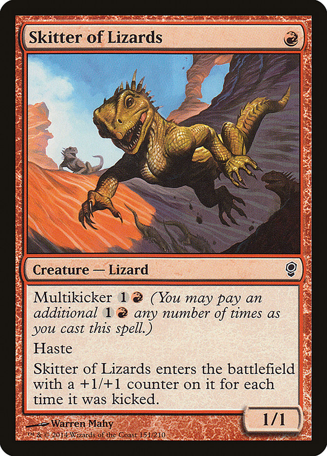 Skitter of Lizards [Conspiracy] Foil