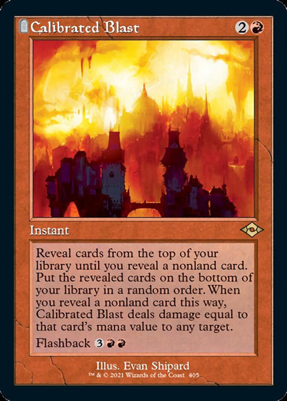 Calibrated Blast (Retro) [Modern Horizons 2] Foil