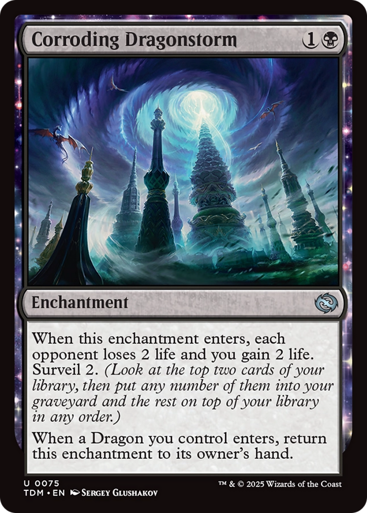 Corroding Dragonstorm [Tarkir: Dragonstorm] Foil