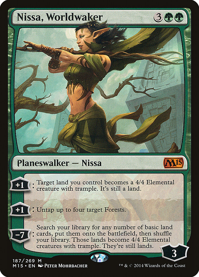 Nissa, Worldwaker [Magic 2015] Foil