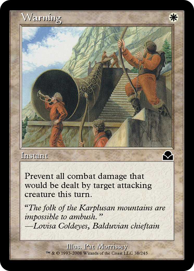 Warning  [Masters Edition II] Foil