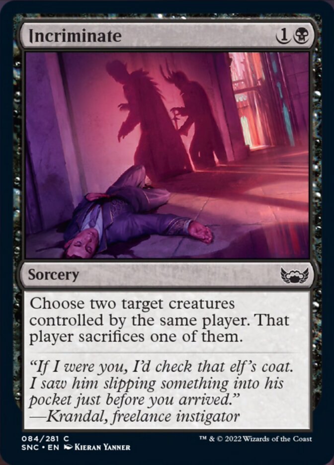 Incriminate [Streets of New Capenna] Foil