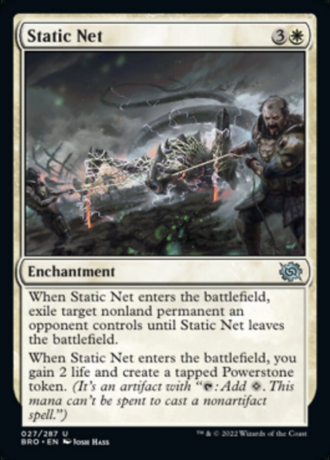 Static Net [The Brothers' War] Foil