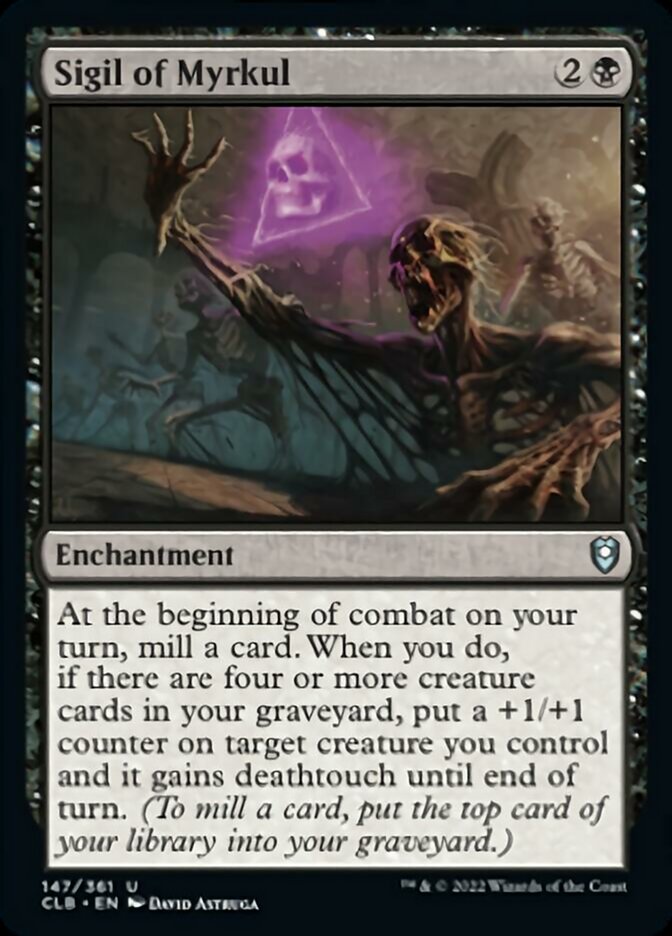 Sigil of Myrkul [Commander Legends: Battle for Baldur's Gate] Foil