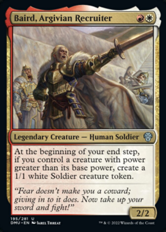 Baird, Argivian Recruiter [Dominaria United] Foil