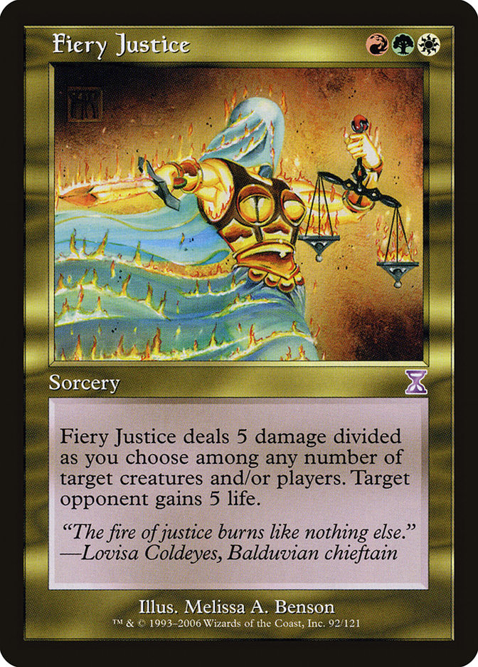Fiery Justice [Time Spiral Timeshifted] Foil