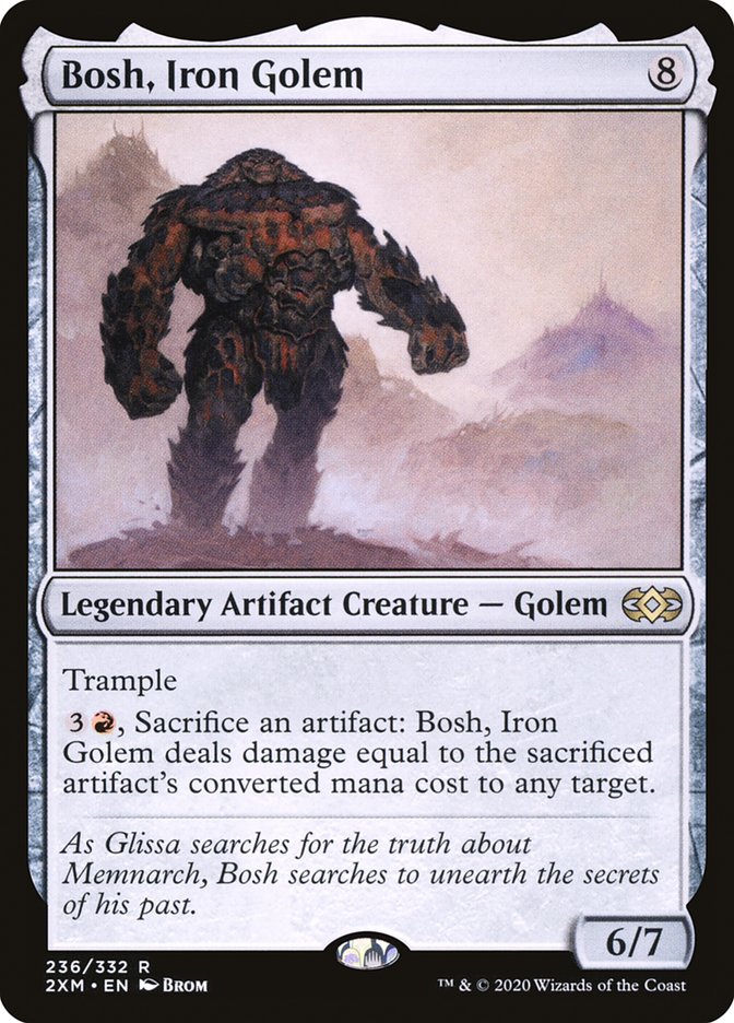 Bosh, Iron Golem [Double Masters] Foil