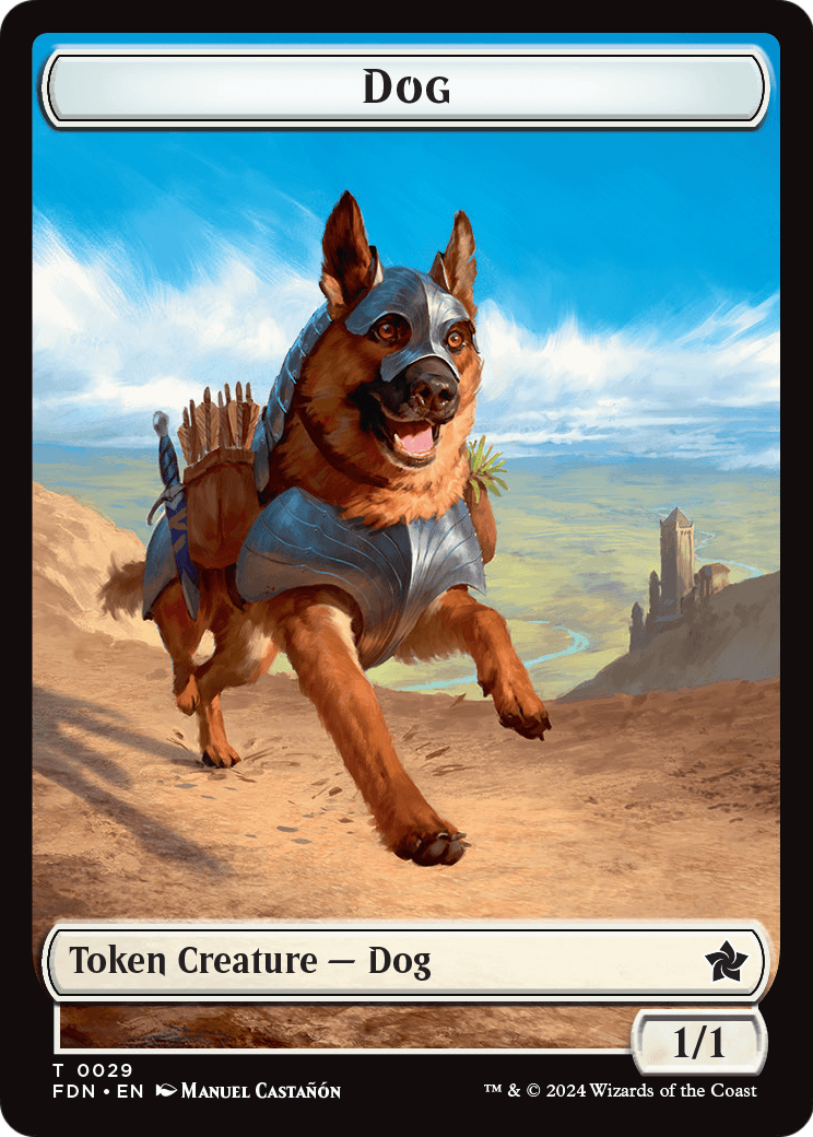 Dog  [Foundations Tokens] Foil