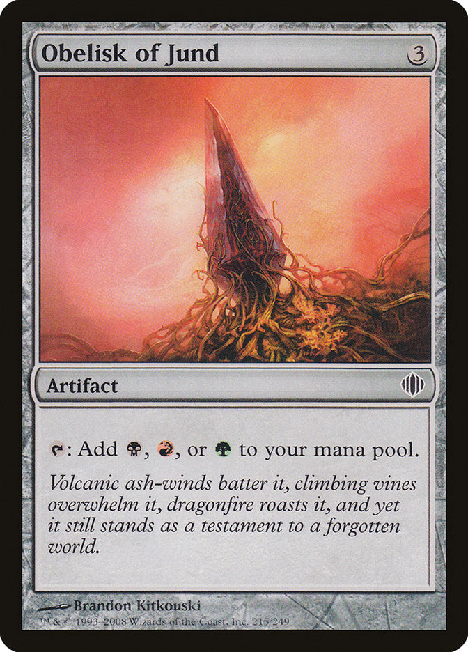 Obelisk of Jund [Shards of Alara] Foil
