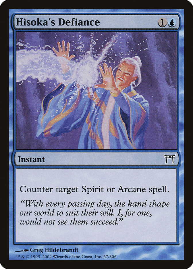 Hisoka's Defiance [Champions of Kamigawa] Foil
