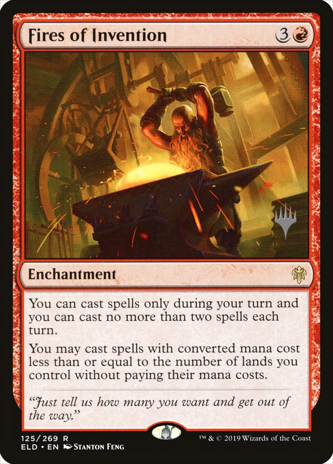 Fires of Invention (Promo Pack) [Throne of Eldraine Promos] Foil