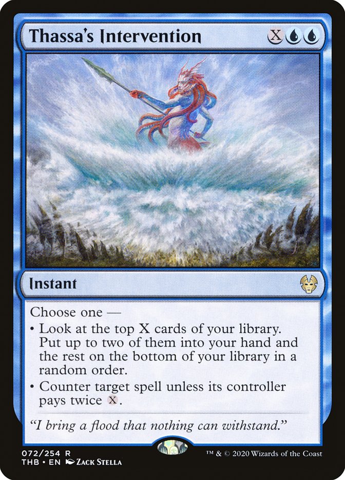 Thassa's Intervention [Theros Beyond Death] Foil