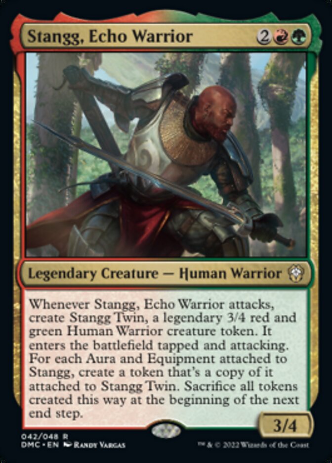 Stangg, Echo Warrior [Dominaria United Commander] Foil