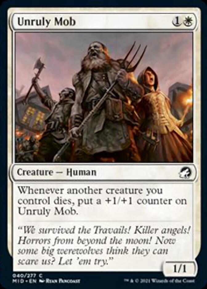 Unruly Mob [Innistrad: Midnight Hunt] Foil
