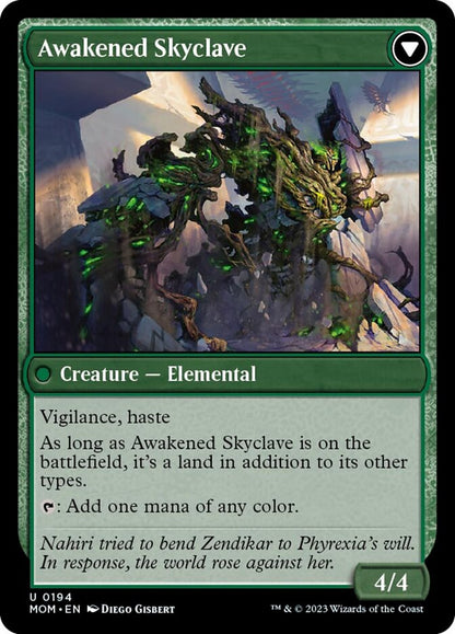 Invasion of Zendikar // Awakened Skyclave [March of the Machine] Foil