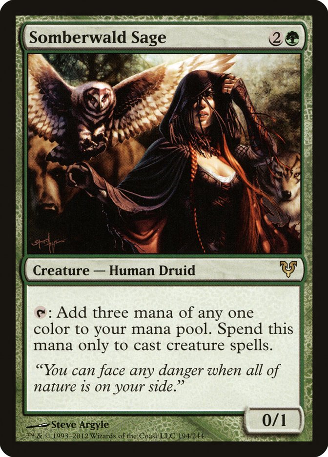 Somberwald Sage [Avacyn Restored] Foil