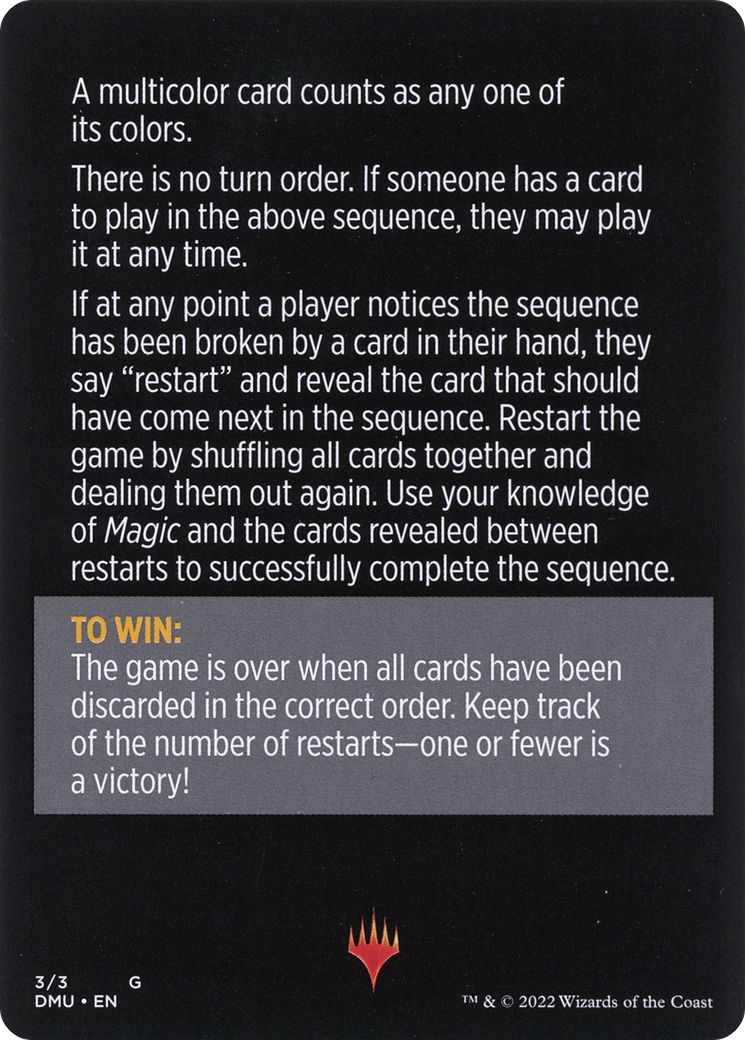 Telepathic Transmission // Telepathic Transmission (cont'd)  [Dominaria United Minigames] Foil