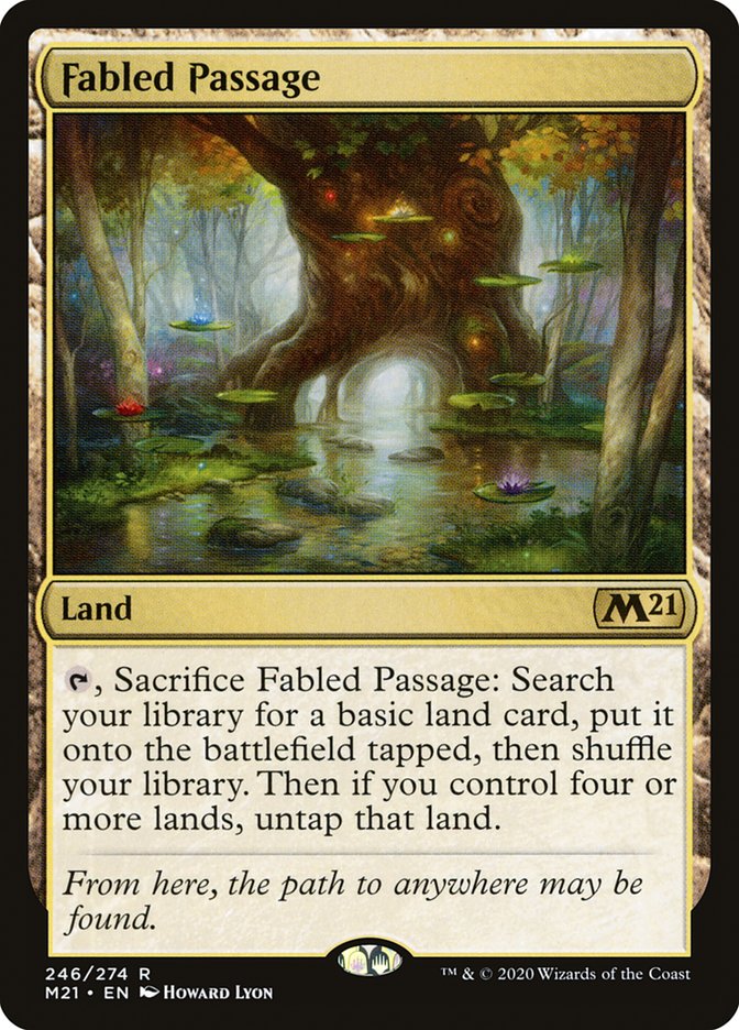 Fabled Passage [Core Set 2021] Foil