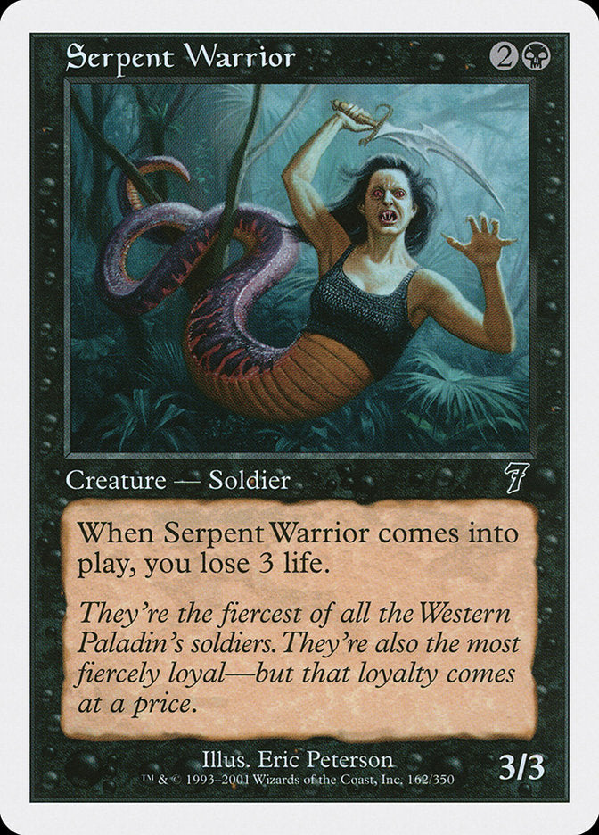 Serpent Warrior [Seventh Edition] Foil