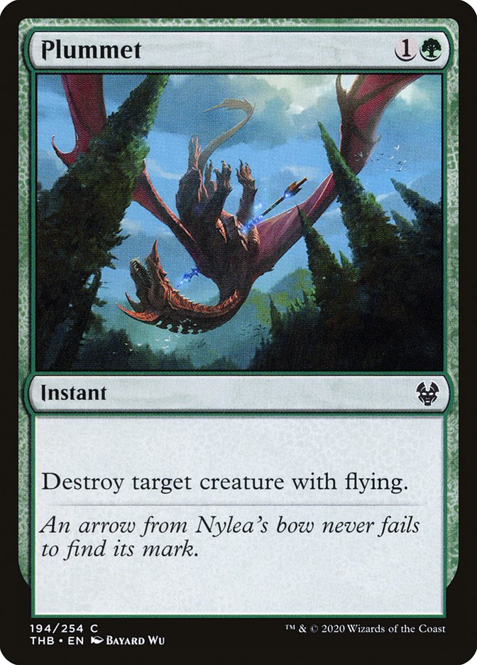 Plummet [Theros Beyond Death] Foil