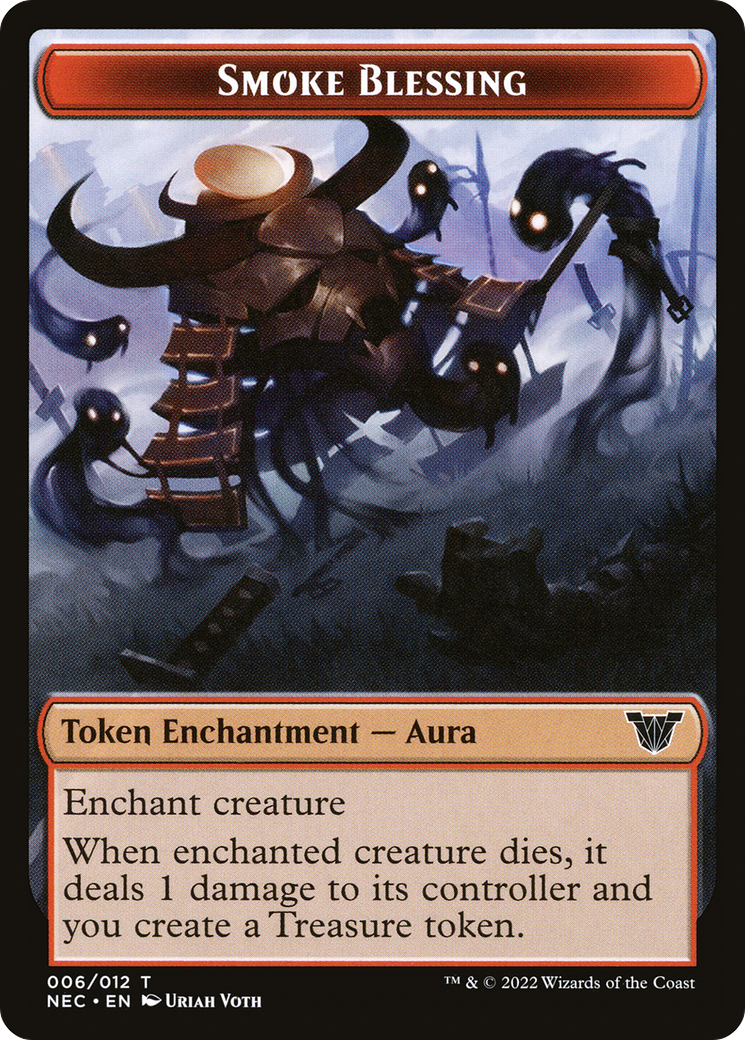 Smoke Blessing  [Neon Dynasty Commander Tokens]