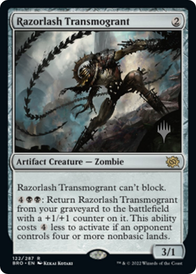 Razorlash Transmogrant (Promo Pack) [The Brothers' War Promos] Foil