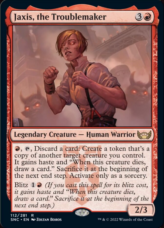 Jaxis, the Troublemaker [Streets of New Capenna] Foil