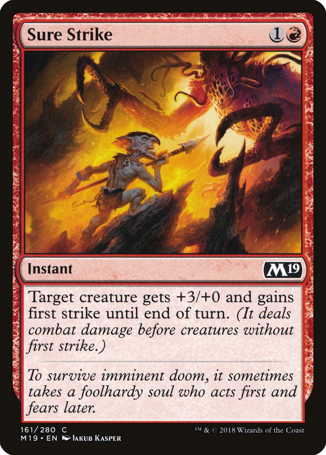 Sure Strike [Core Set 2019] Foil
