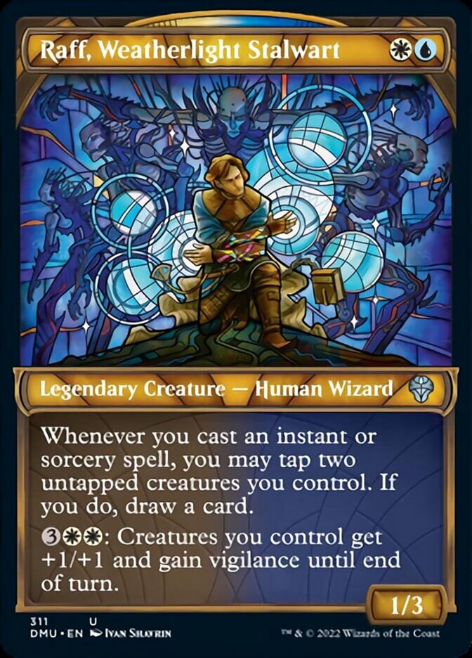 Raff, Weatherlight Stalwart (Showcase) [Dominaria United] Foil