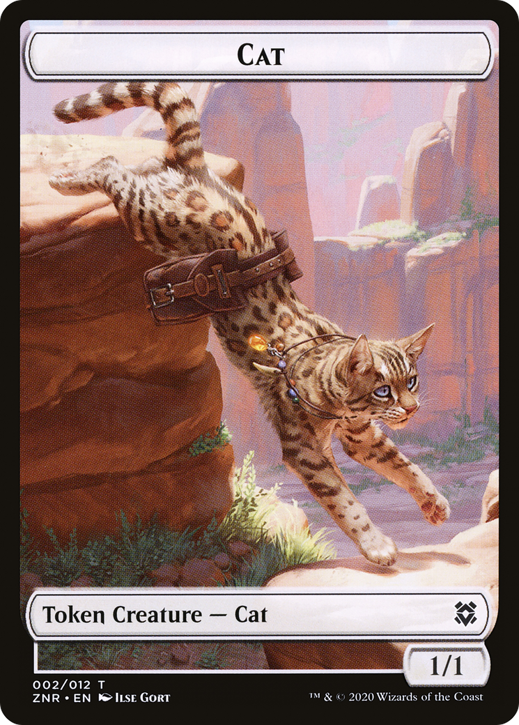 Cat  [Zendikar Rising Tokens] Foil