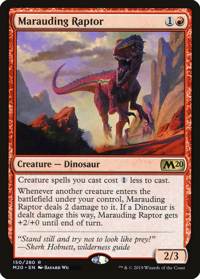 Marauding Raptor [Core Set 2020] Foil