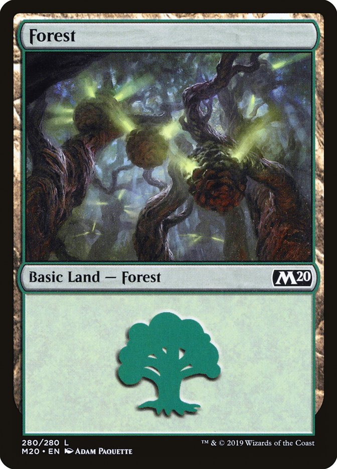 Forest (280) [Core Set 2020] Foil