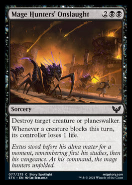 Mage Hunters' Onslaught [Strixhaven: School of Mages] Foil