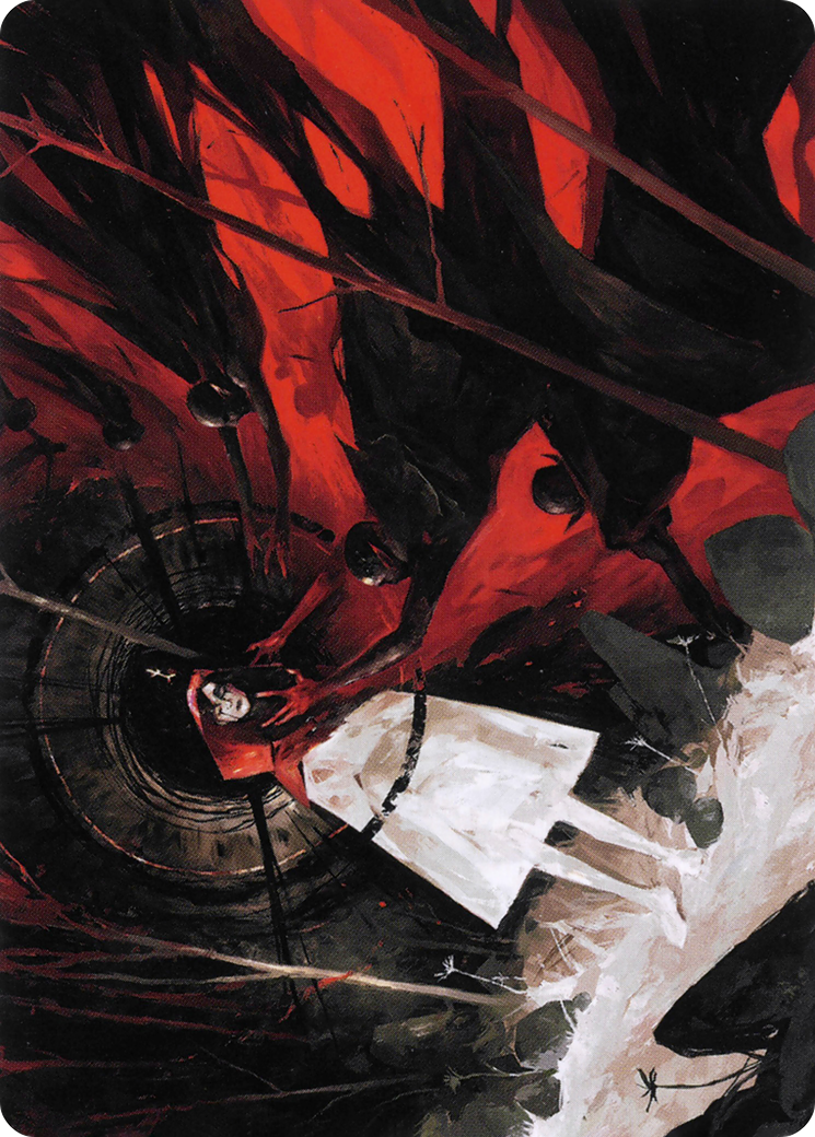 Curse of Hospitality // Curse of Hospitality  [Crimson Vow Art Series] (Borderless) Foil