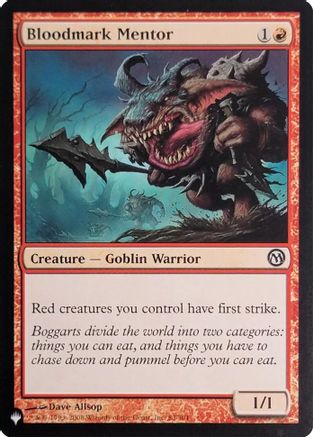 Bloodmark Mentor (83)  [The List Reprints]