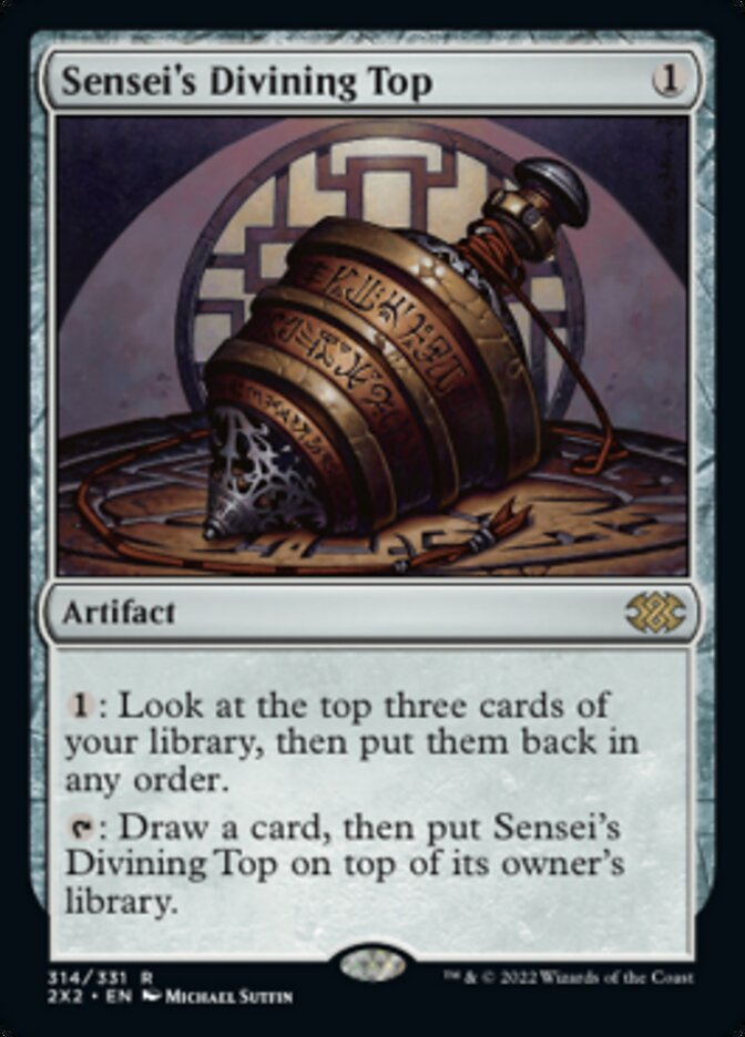 Sensei's Divining Top [Double Masters 2022] Foil