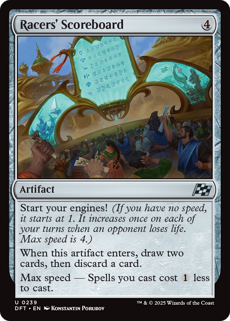 Racers' Scoreboard [Aetherdrift] Foil