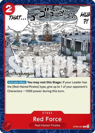Red Force (OP09-021) - [Emperors in the New World: 2nd Anniversary Tournament Cards]