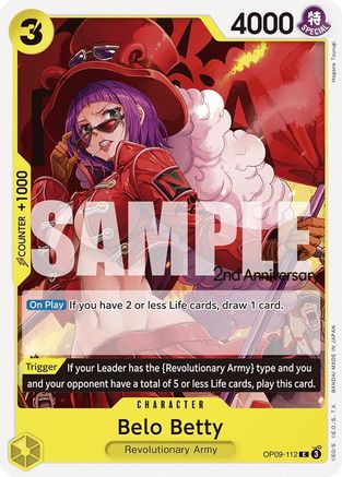 Belo Betty (OP09-112) - [Emperors in the New World: 2nd Anniversary Tournament Cards]