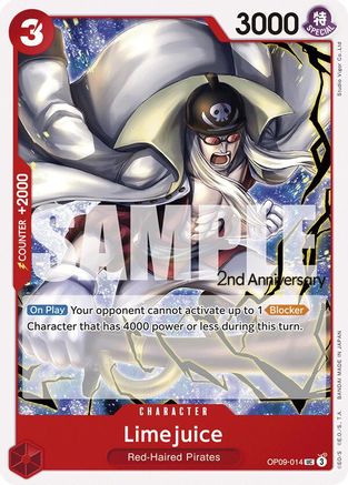 Limejuice (OP09-014) - [Emperors in the New World: 2nd Anniversary Tournament Cards]