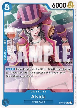 Alvida (OP09-043) - [Emperors in the New World: 2nd Anniversary Tournament Cards]