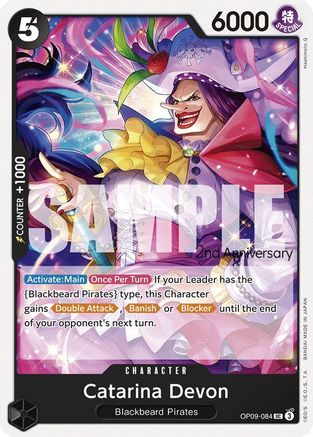 Catarina Devon (OP09-084) - [Emperors in the New World: 2nd Anniversary Tournament Cards]