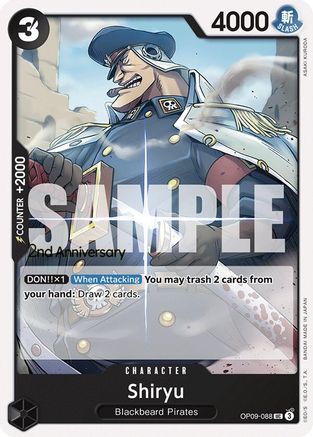 Shiryu (OP09-088) - [Emperors in the New World: 2nd Anniversary Tournament Cards]