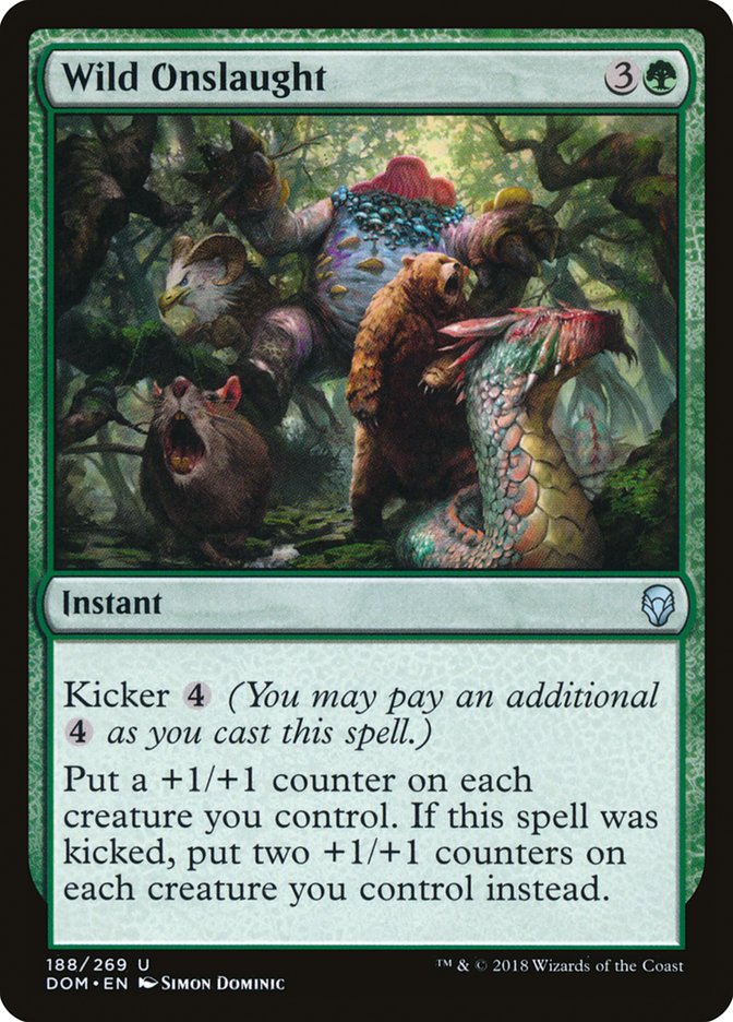 Wild Onslaught [Dominaria] Foil