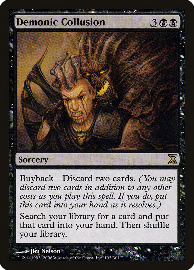 Demonic Collusion [Time Spiral] Foil